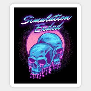 Simulation ended Sticker